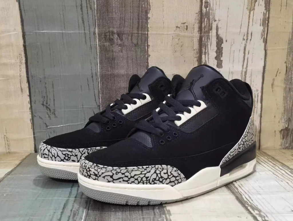 Air Jordan 3 Black Cement retro classic - Hình 2
