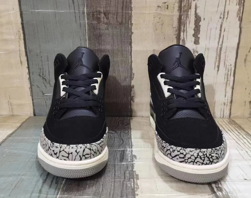 Air Jordan 3 Black Cement retro classic - Hình 4