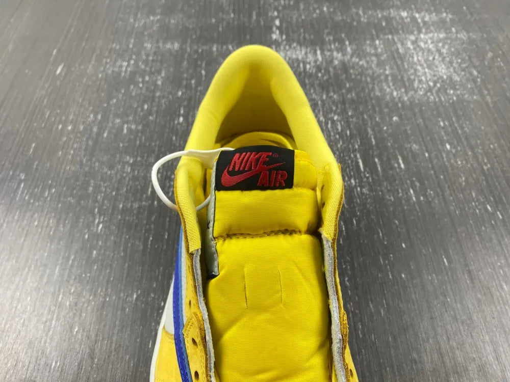 Air Jordan 1 Low Yellow/Blue - Hình 11