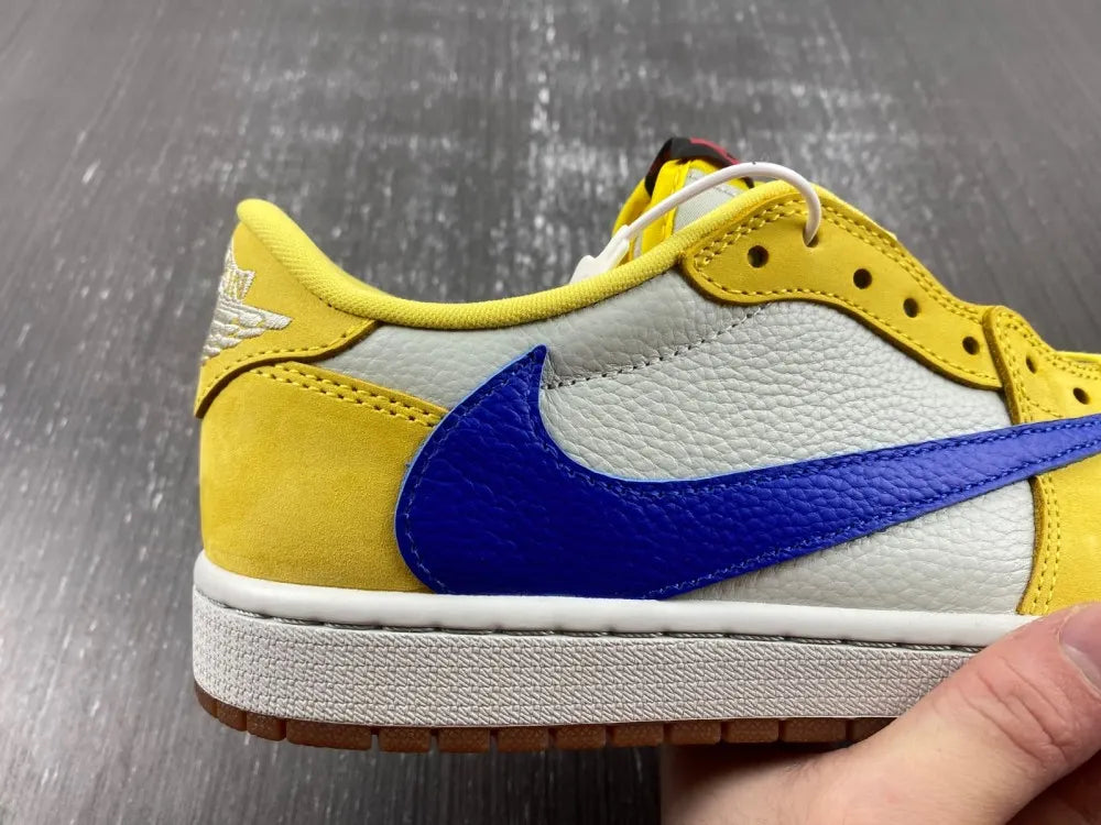 Air Jordan 1 Low Yellow/Blue - Hình 18