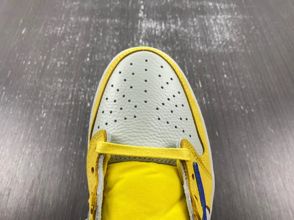 Air Jordan 1 Low Yellow/Blue - Hình 12