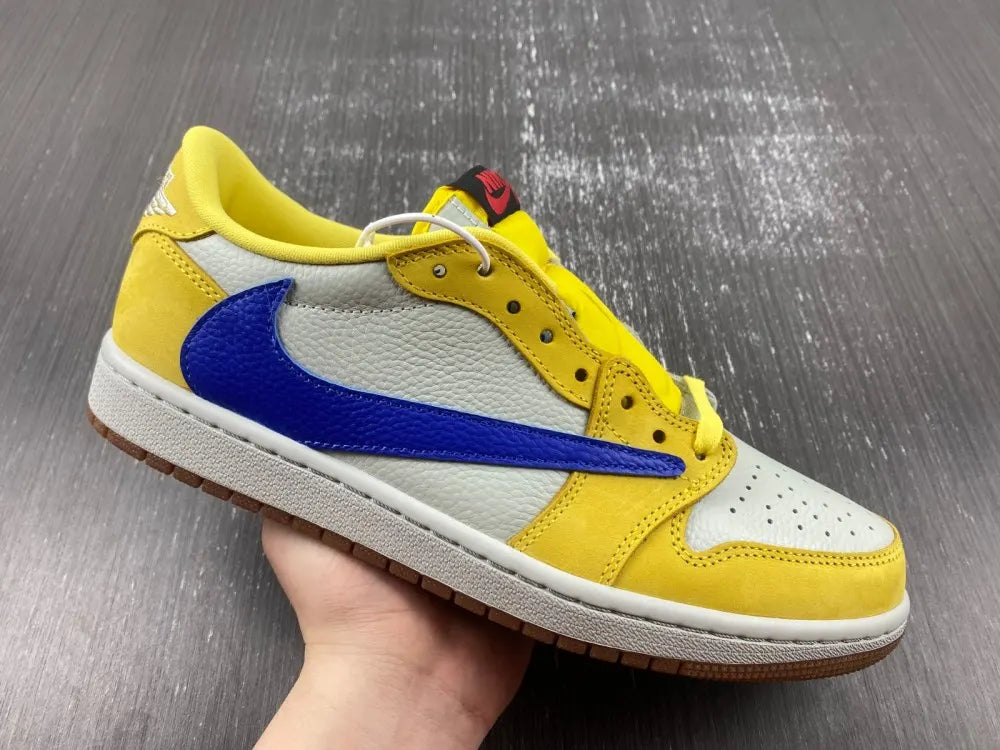 Air Jordan 1 Low Yellow/Blue - Hình 15