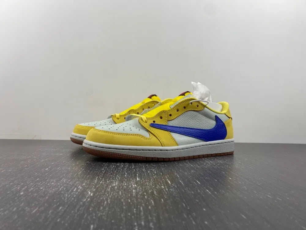 Air Jordan 1 Low Yellow/Blue - Hình 16