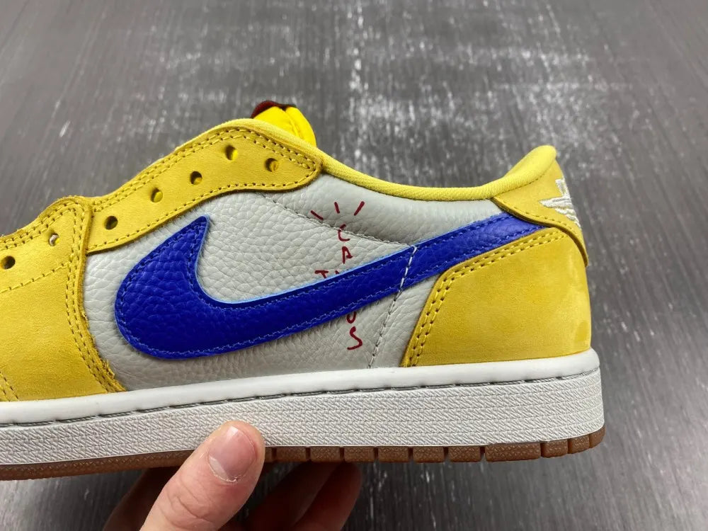 Air Jordan 1 Low Yellow/Blue - Hình 9