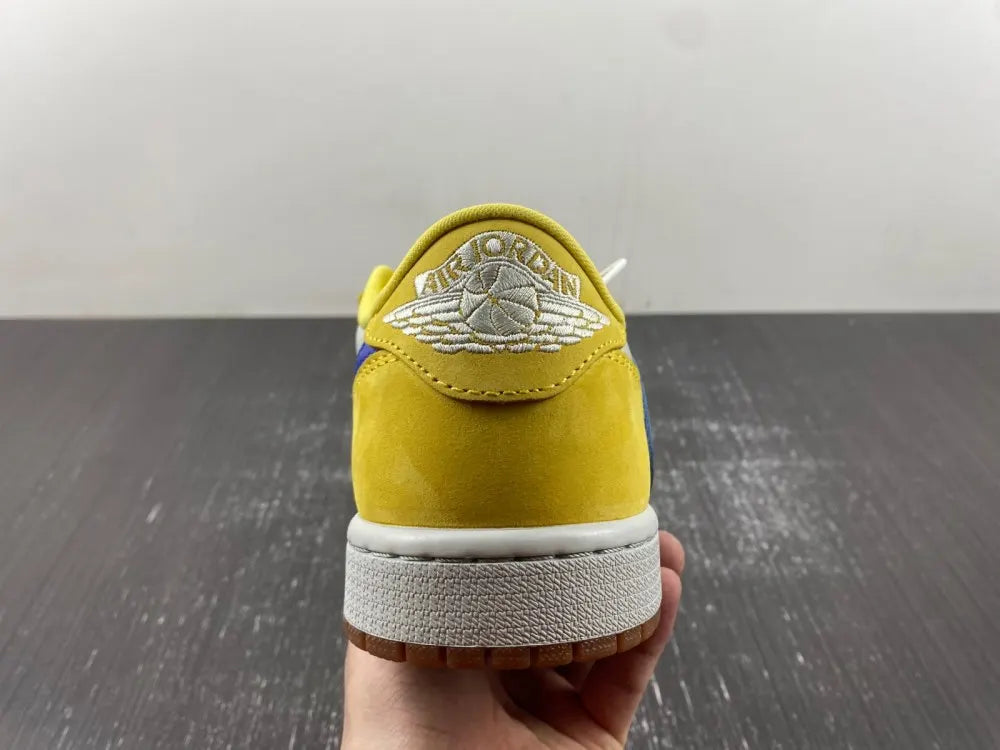 Air Jordan 1 Low Yellow/Blue - Hình 10