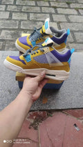 Jordan 4 Retro Yellow Purple