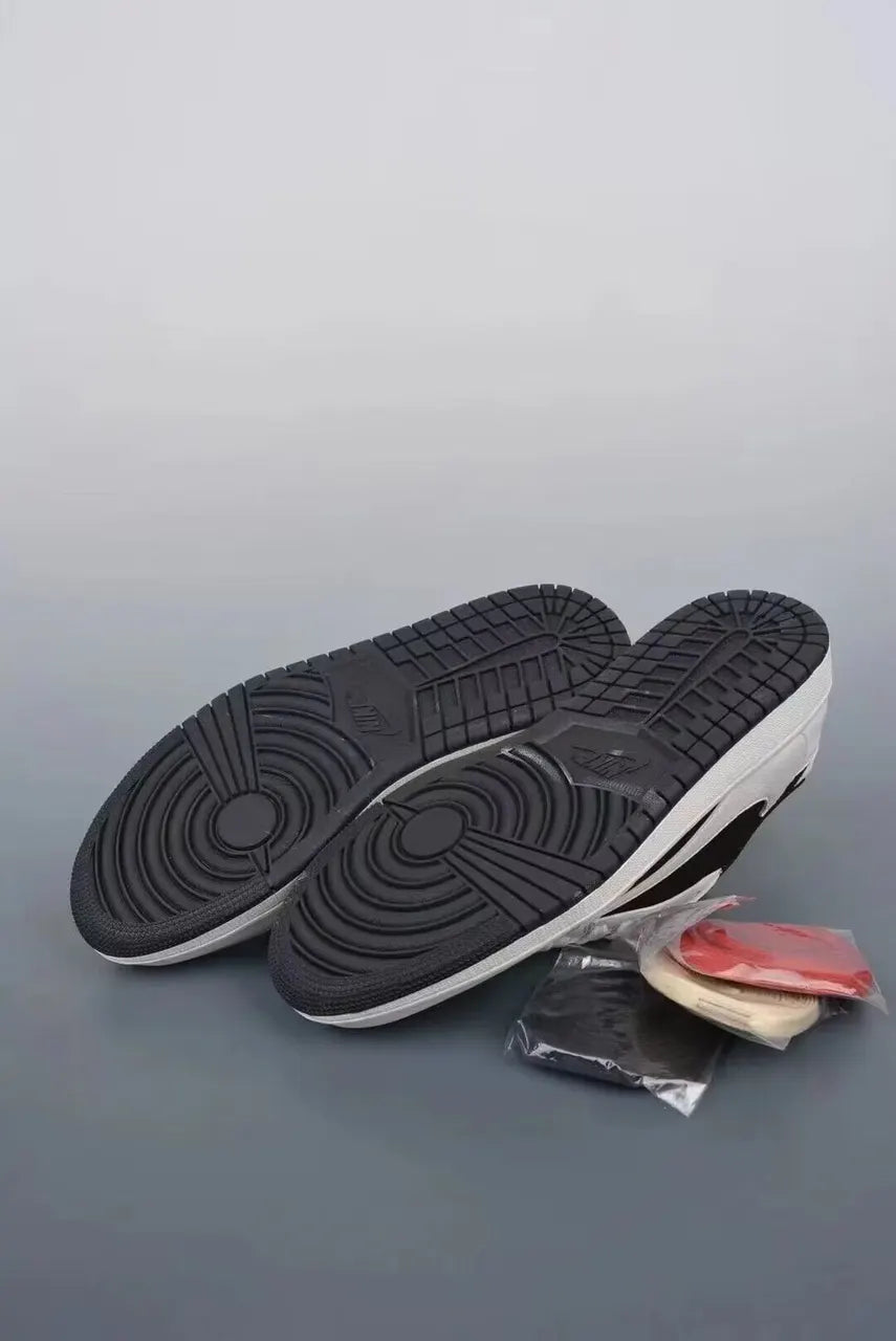 Air Jordan 1 Low Black White nike - Hình 3