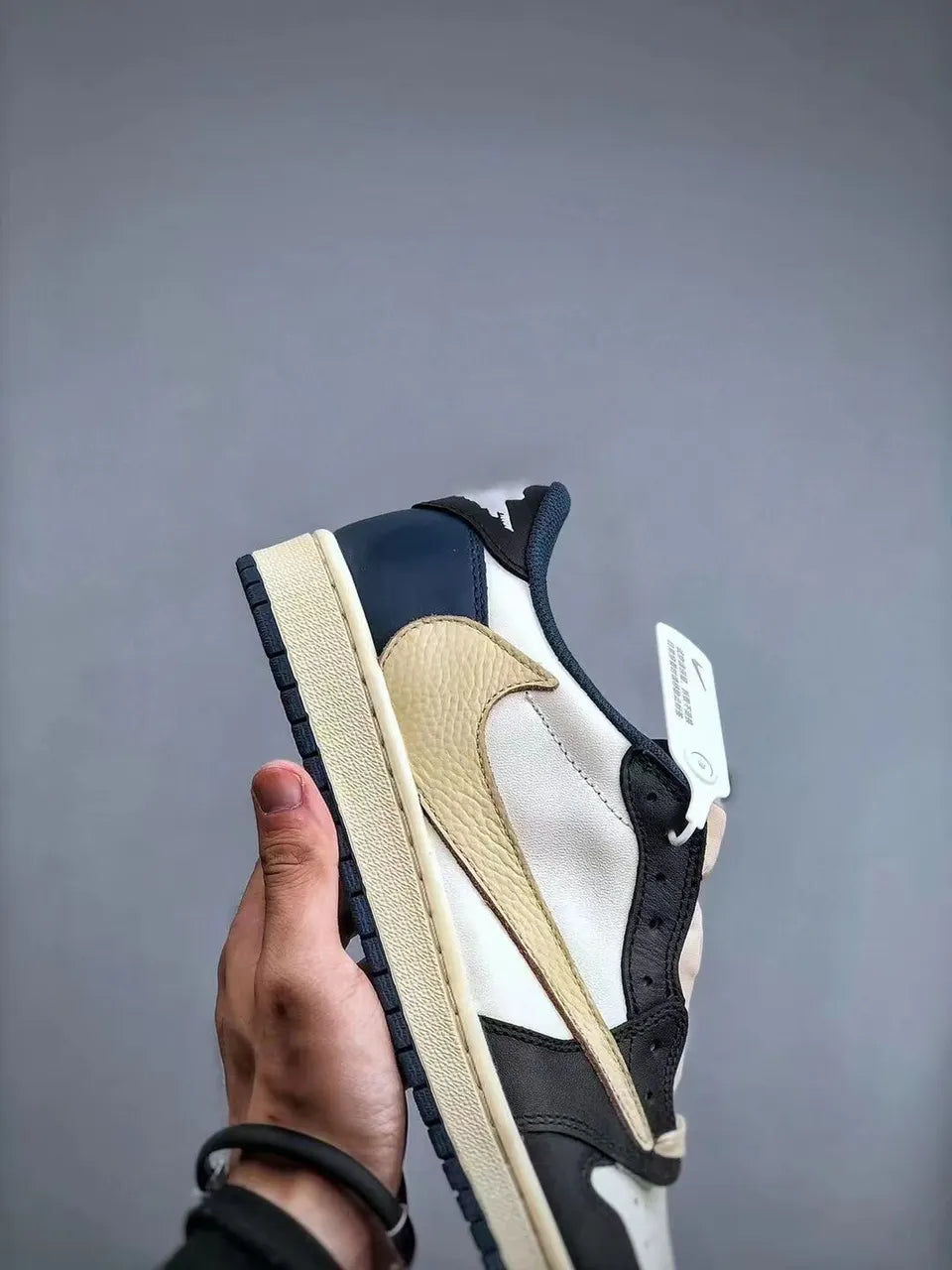 Air Jordan 1 Low Black White nike - Hình 22