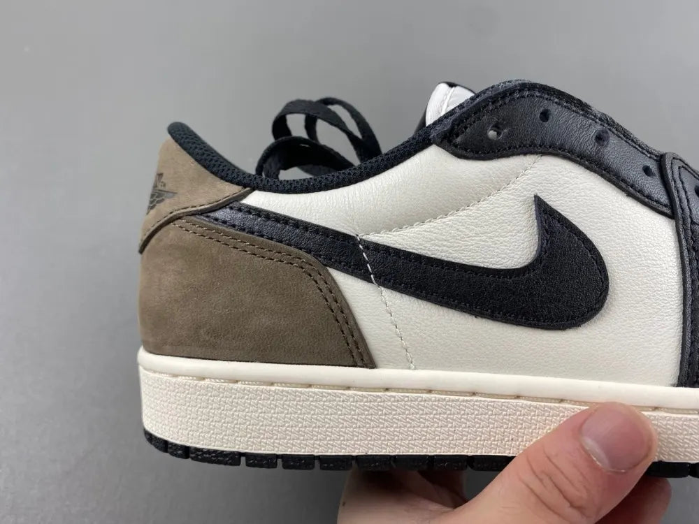 premium Nike Air Jordan 1 Low Black Olive - Hình 9