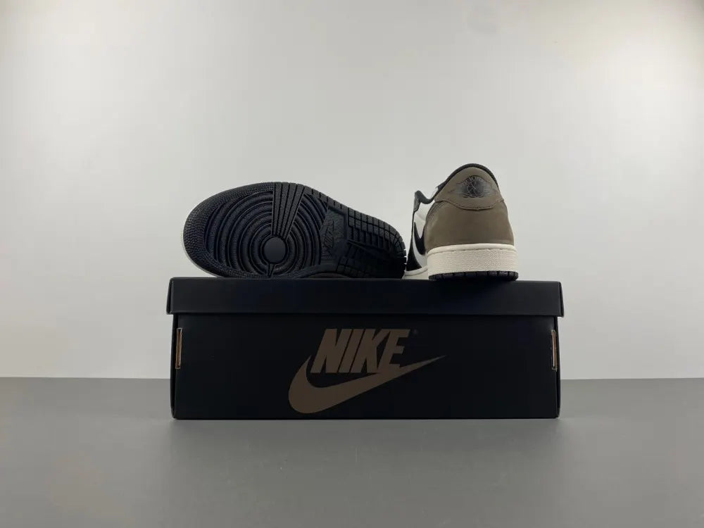 premium Nike Air Jordan 1 Low Black Olive - Hình 11