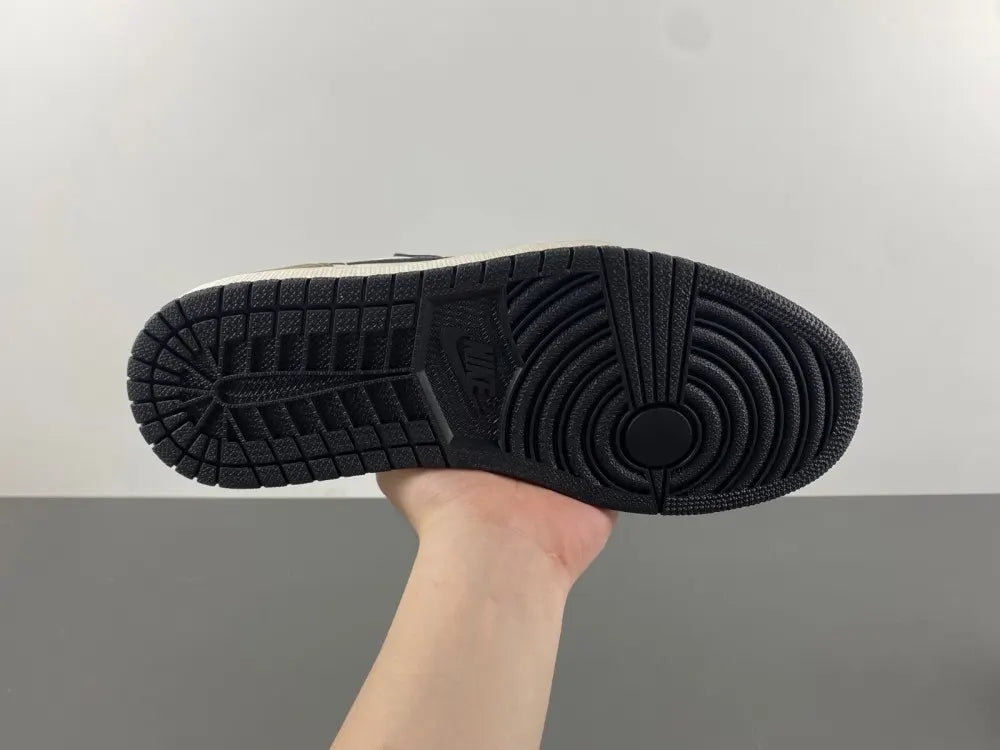 premium Nike Air Jordan 1 Low Black Olive - Hình 3