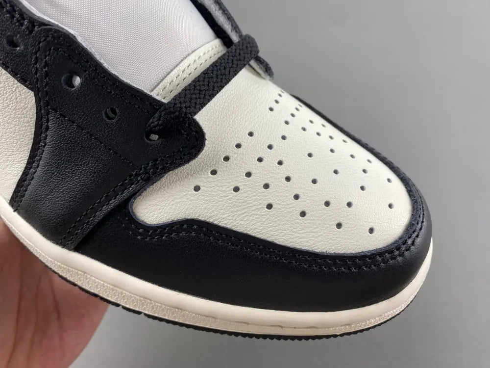 premium Nike Air Jordan 1 Low Black Olive - Hình 8