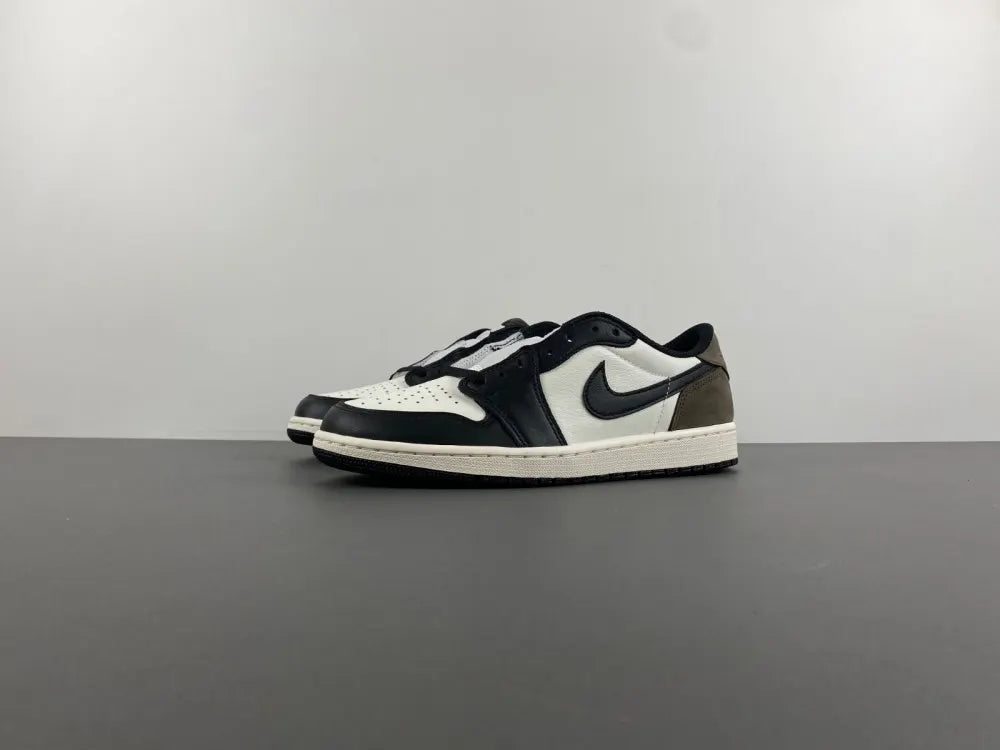 premium Nike Air Jordan 1 Low Black Olive - Hình 17