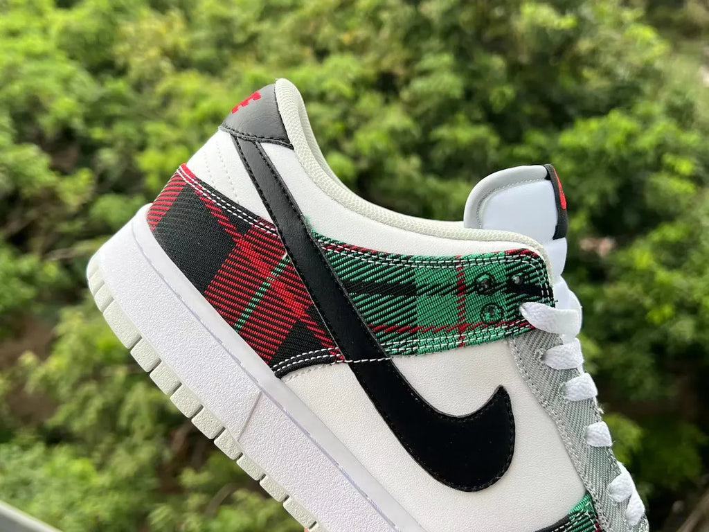 Nike Dunk Low Plaid Green - Hình 5