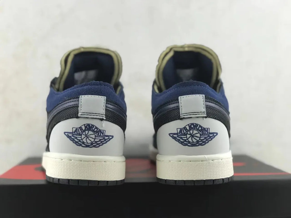 Jordan 1 Low Inside Out Navy - Hình 8