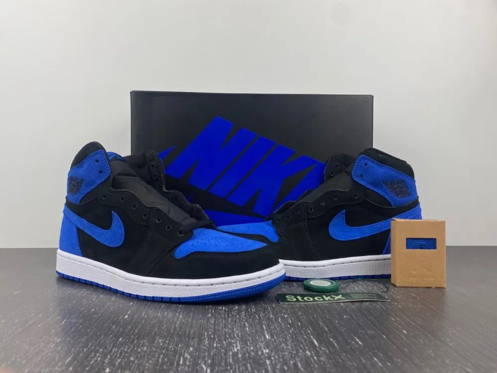 Air Jordan 1 Black Royal Suede - Hình 16