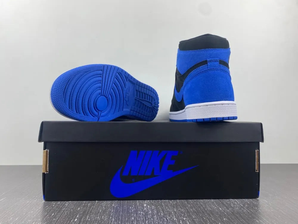 Air Jordan 1 Black Royal Suede - Hình 9