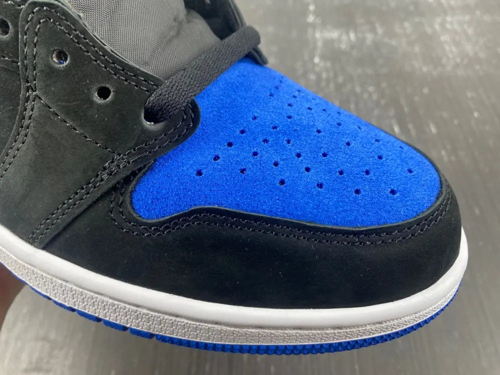 Air Jordan 1 Black Royal Suede - Hình 15