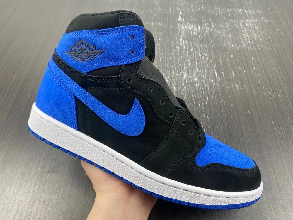 Air Jordan 1 Black Royal Suede - Hình 14