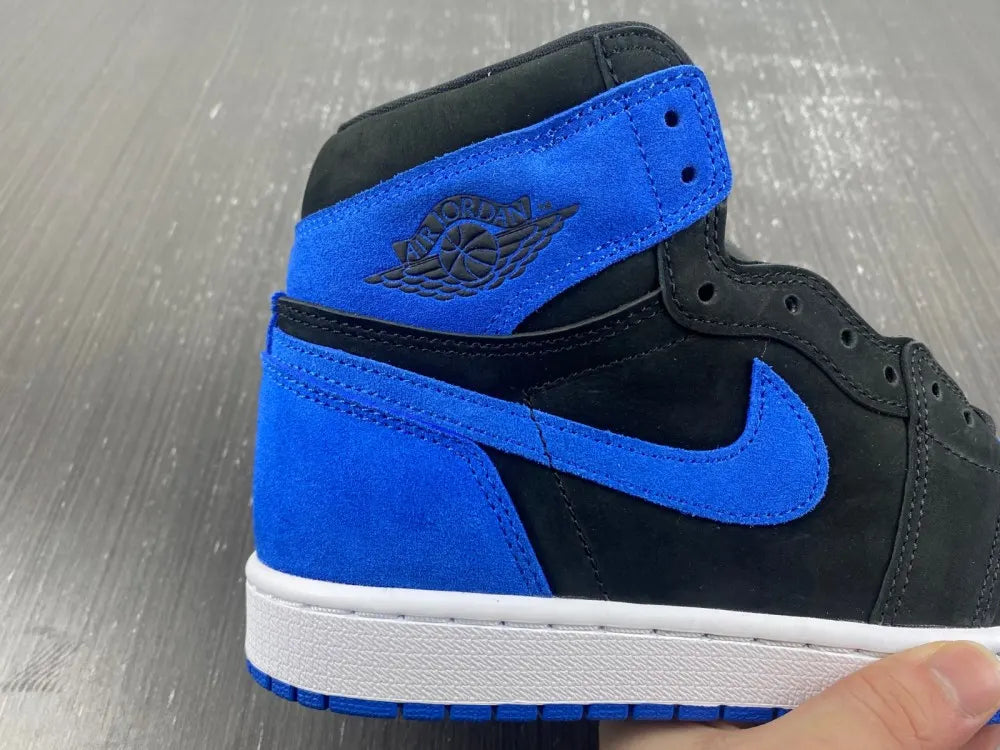Air Jordan 1 Black Royal Suede - Hình 18