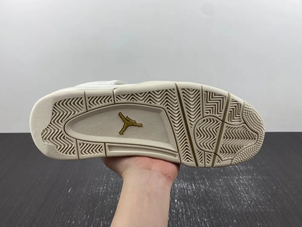 Air Jordan 4 Retro White Gold premium - Hình 4