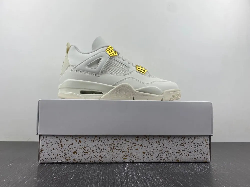 Air Jordan 4 Retro White Gold premium - Hình 9