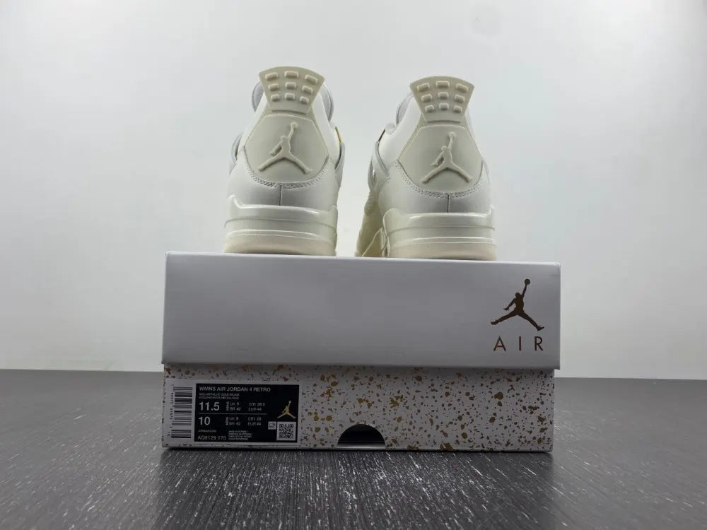 Air Jordan 4 Retro White Gold premium - Hình 13