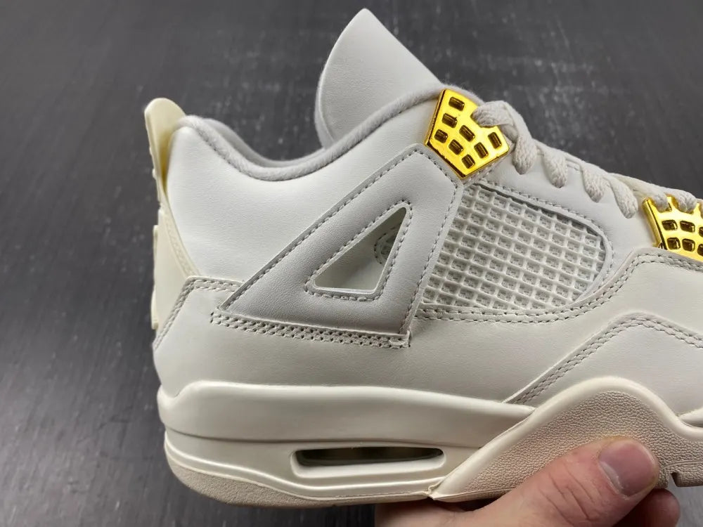 Air Jordan 4 Retro White Gold premium - Hình 8