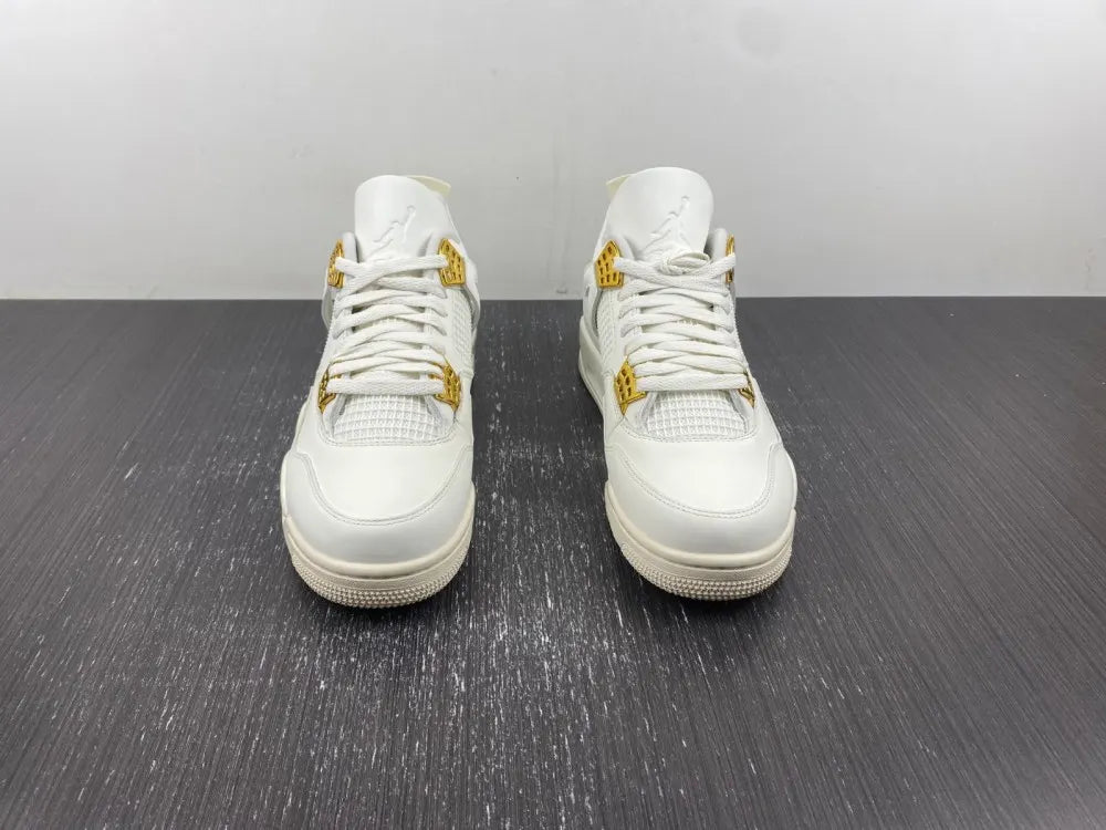 Air Jordan 4 Retro White Gold premium