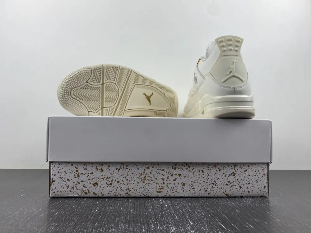 Air Jordan 4 Retro White Gold premium - Hình 7