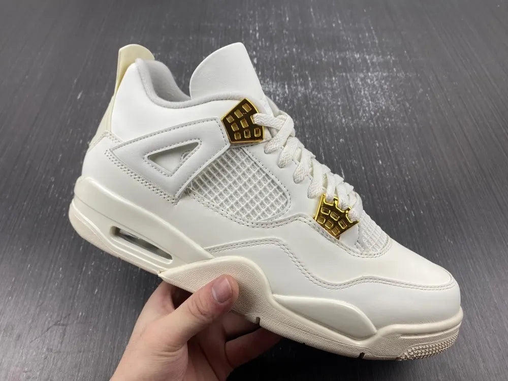 Air Jordan 4 Retro White Gold premium - Hình 11