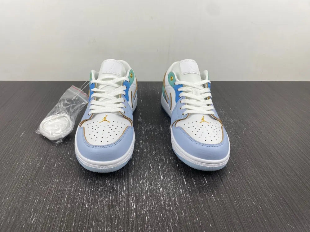 Air Jordan 1 Low Ice Blue - Hình 18
