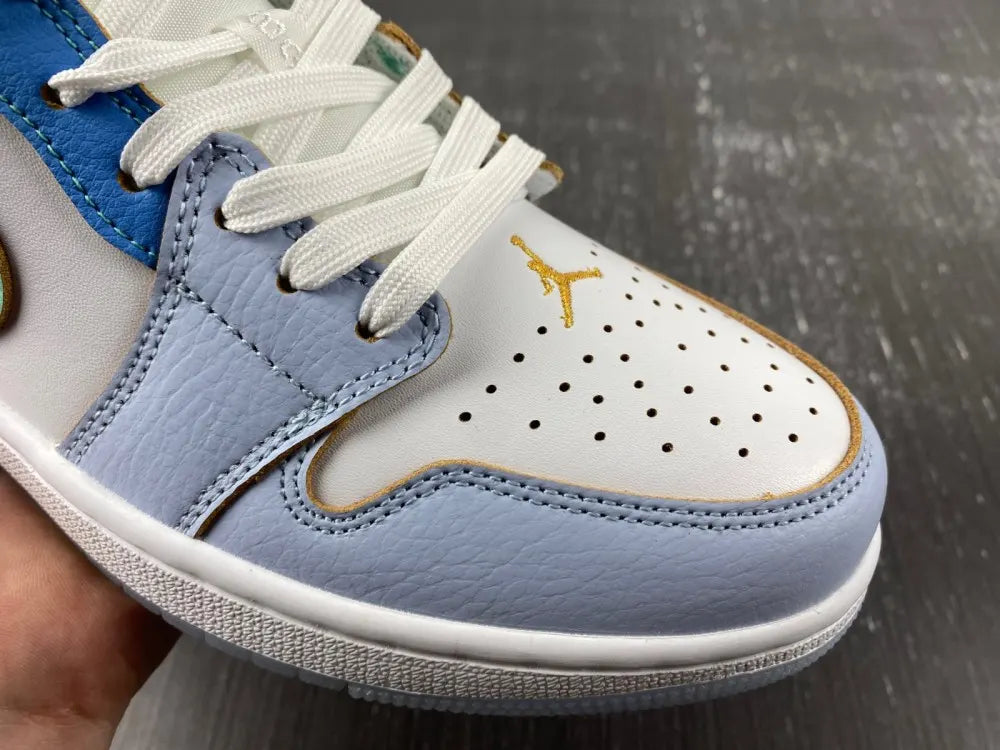 Air Jordan 1 Low Ice Blue - Hình 20