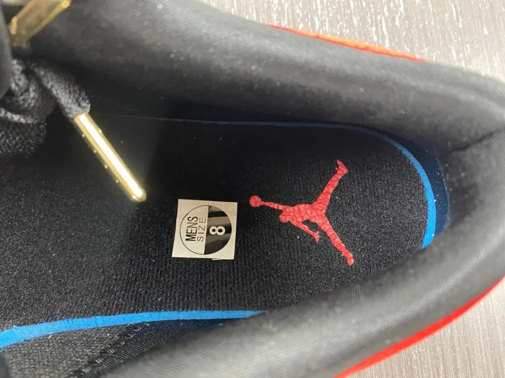 Air Jordan 1 Low Satin Red/Black - Hình 5