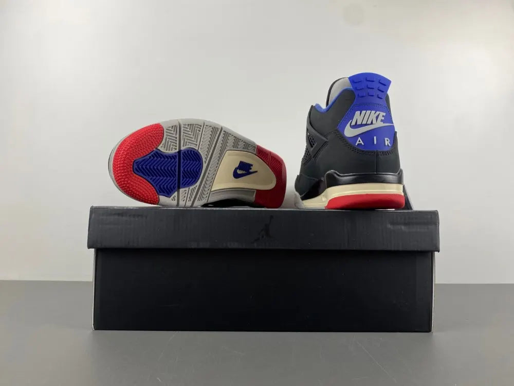 Air Jordan 4 Black Blue - Hình 8
