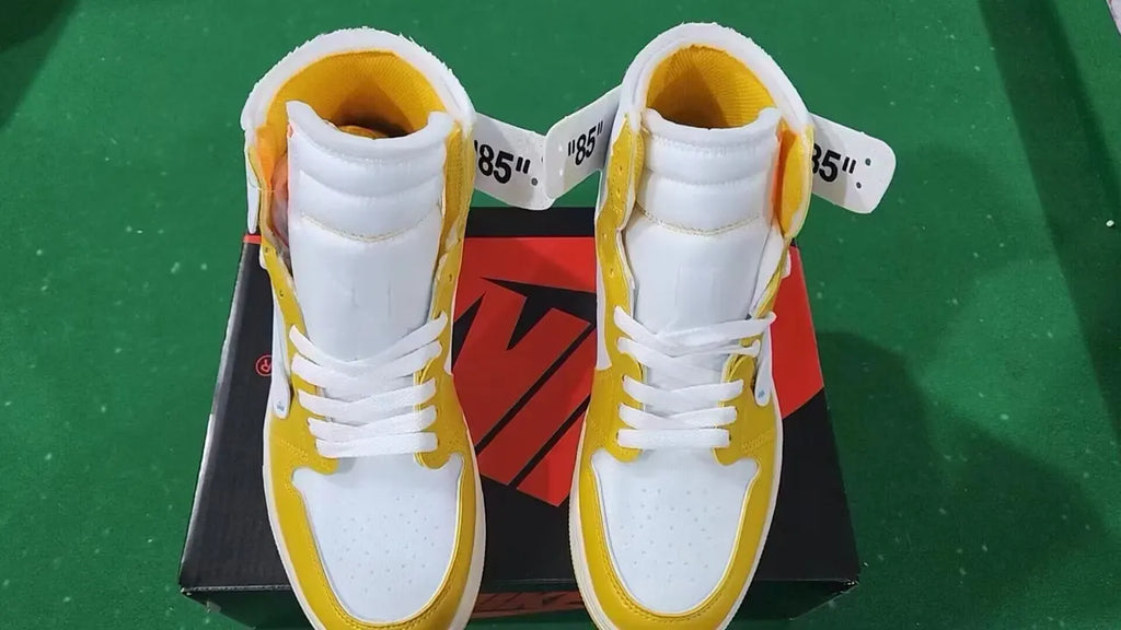 Off-White Air Jordan 1 Yellow - Hình 3
