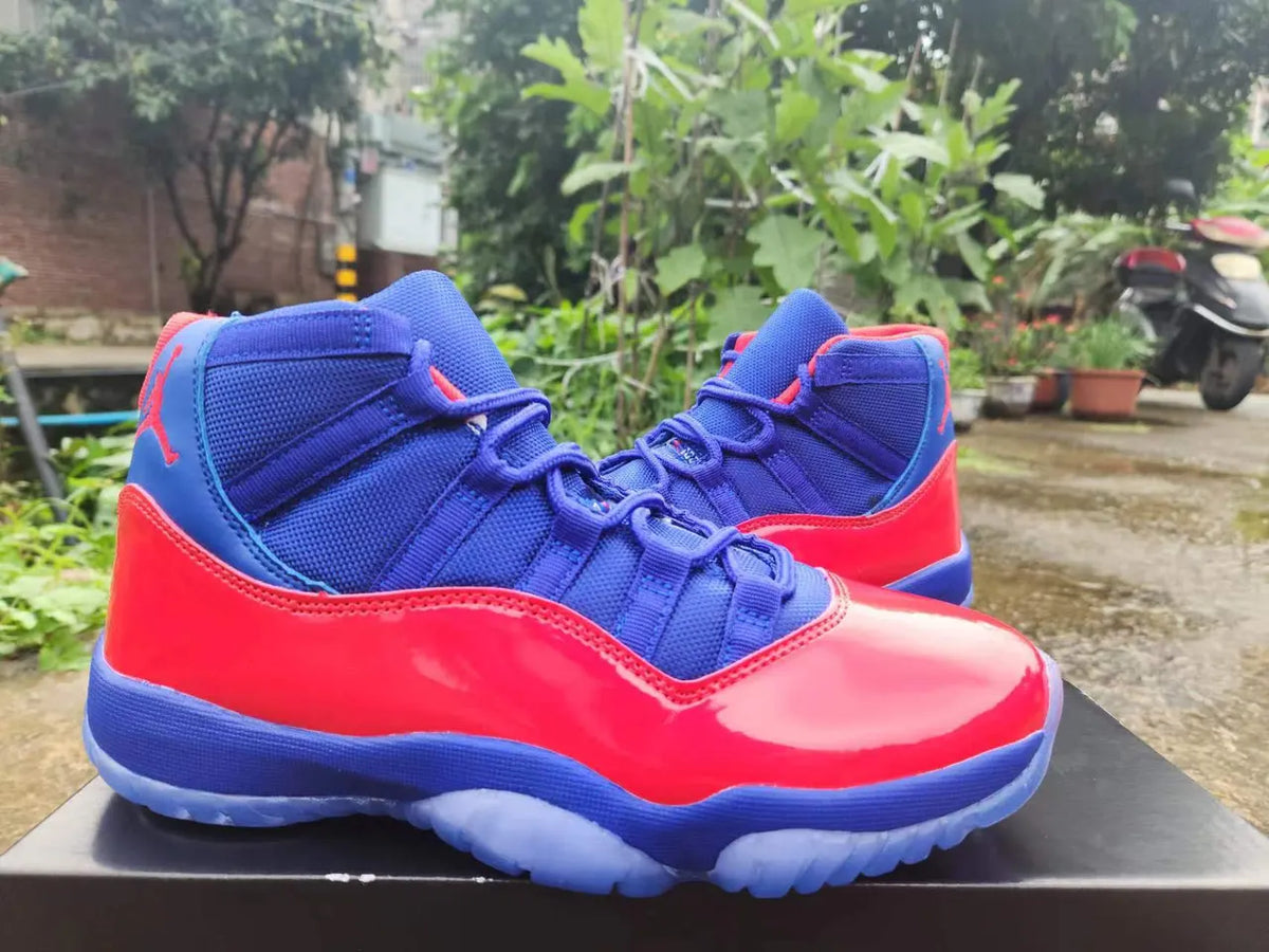 Air Jordan 11 Red/Blue - Hình 4