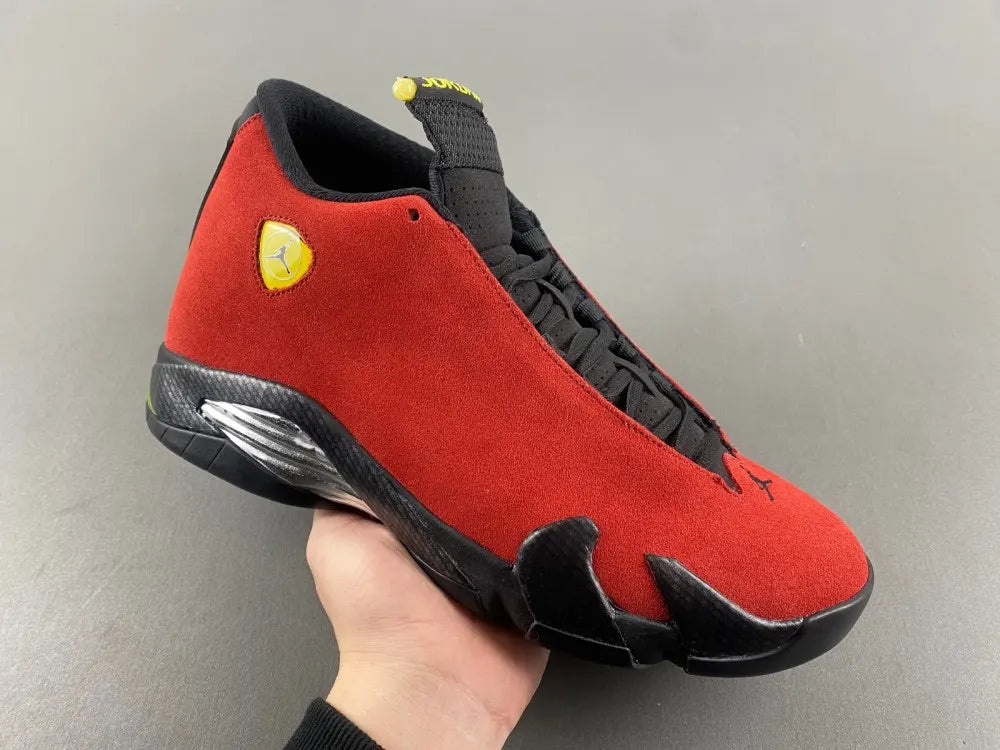 Air Jordan 14 Red Suede - Hình 6