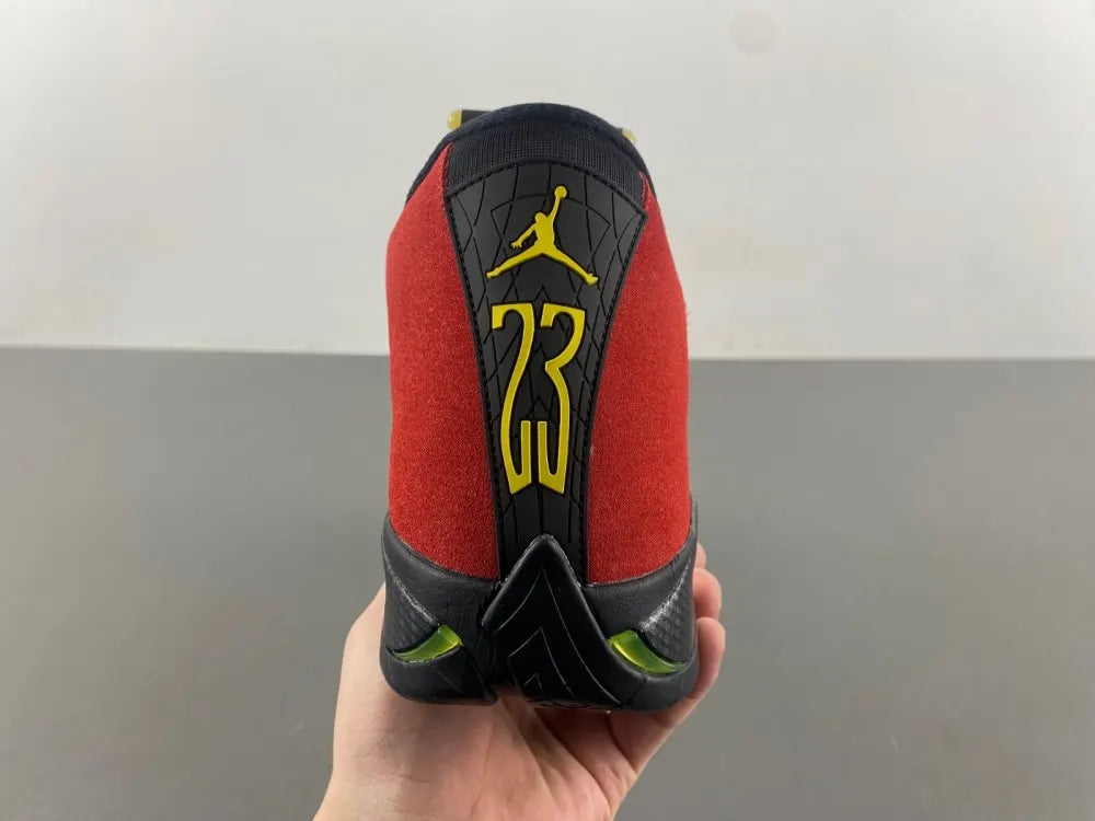 Air Jordan 14 Red Suede - Hình 5