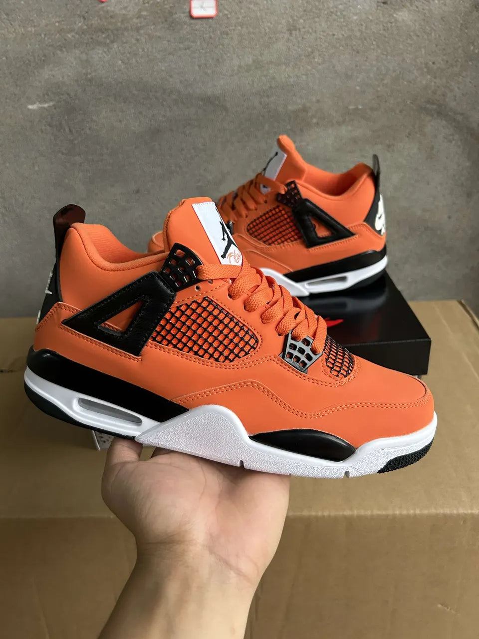 Air Jordan 4 Retro Orange - Hình 4