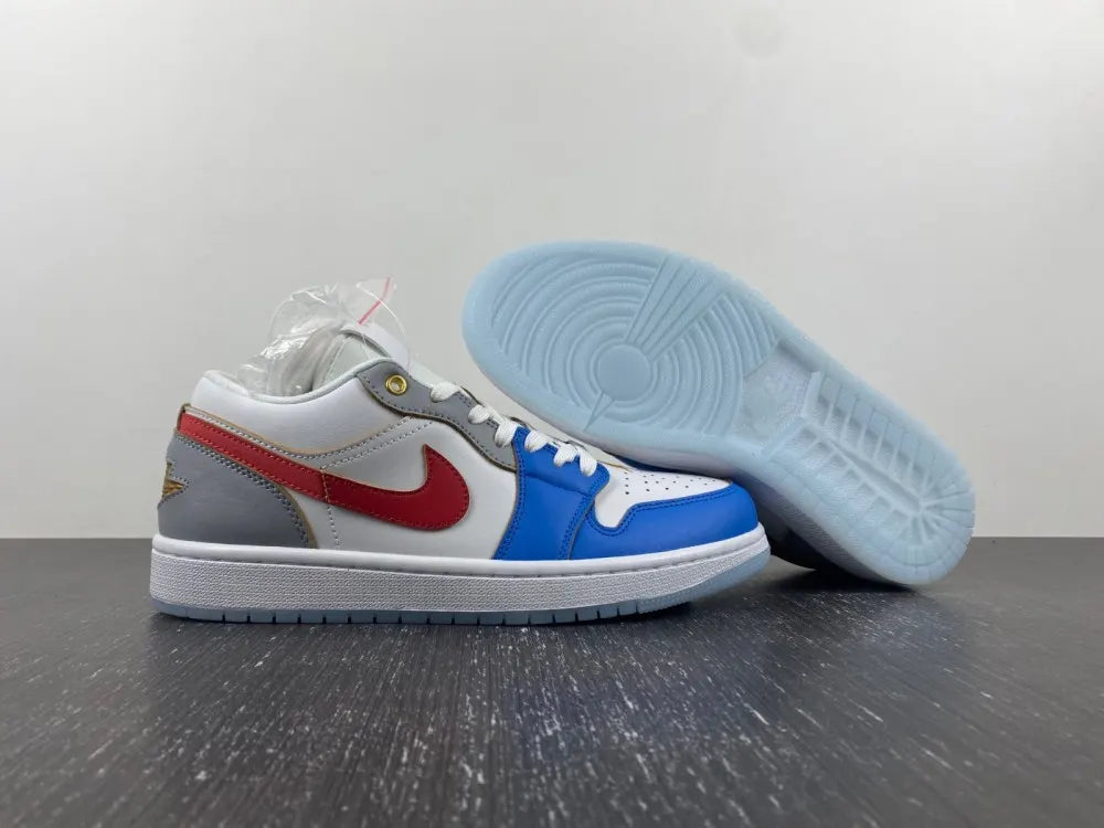 Air Jordan 1 Low White Multi - Hình 11