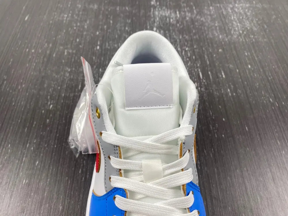 Air Jordan 1 Low White Multi - Hình 9