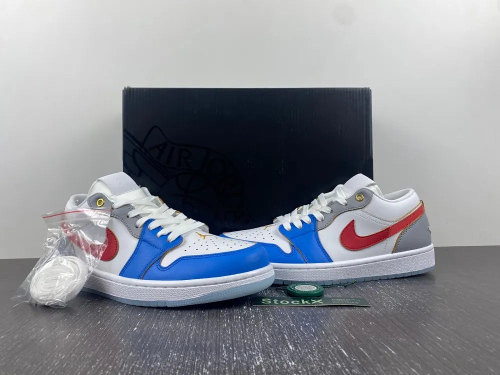 Air Jordan 1 Low White Multi - Hình 14