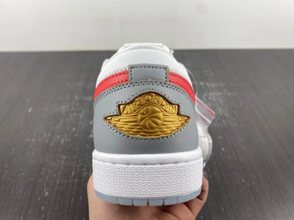 Air Jordan 1 Low White Multi - Hình 5