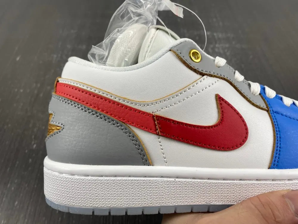Air Jordan 1 Low White Multi - Hình 8