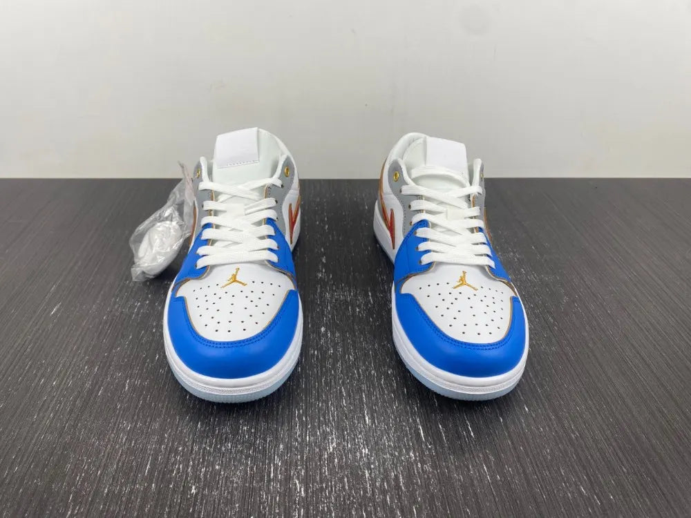 Air Jordan 1 Low White Multi - Hình 15