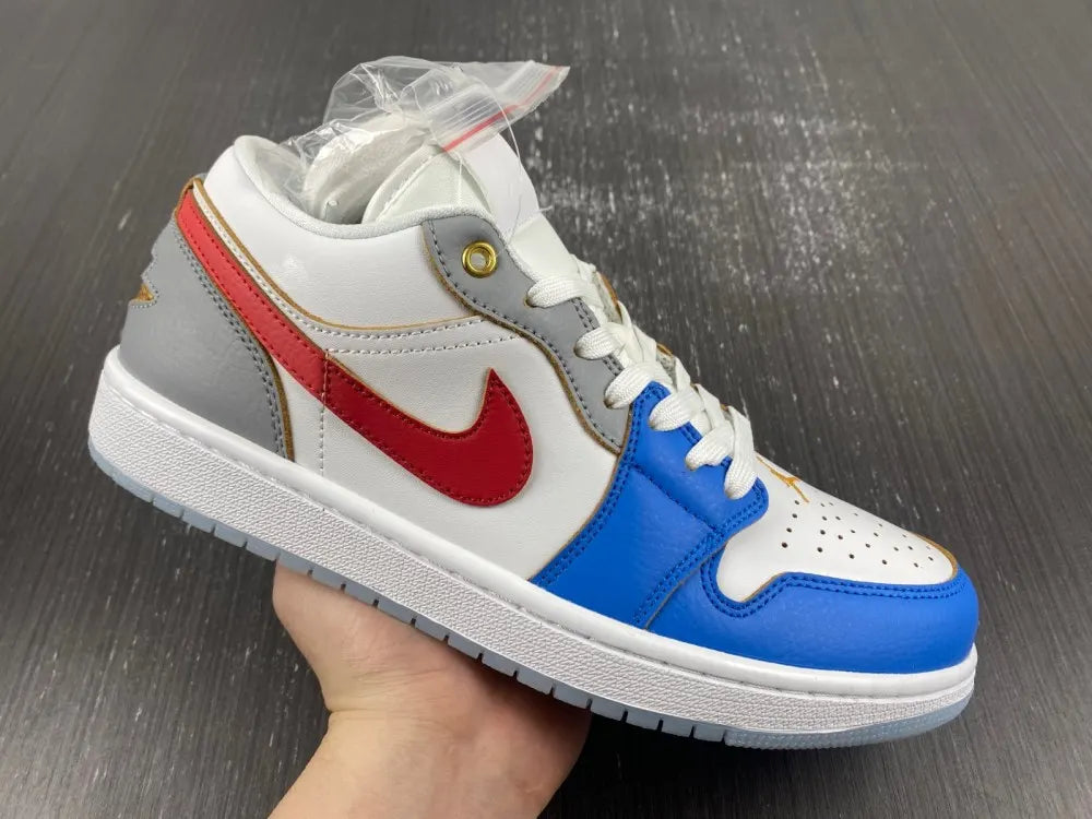 Air Jordan 1 Low White Multi - Hình 12