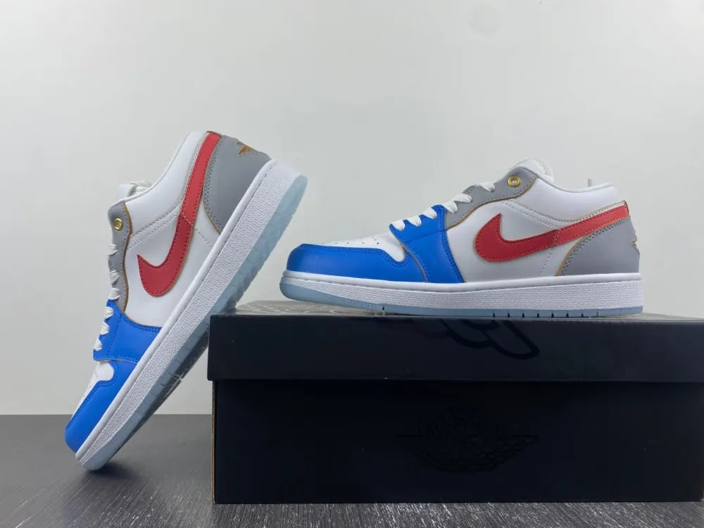 Air Jordan 1 Low White Multi - Hình 3