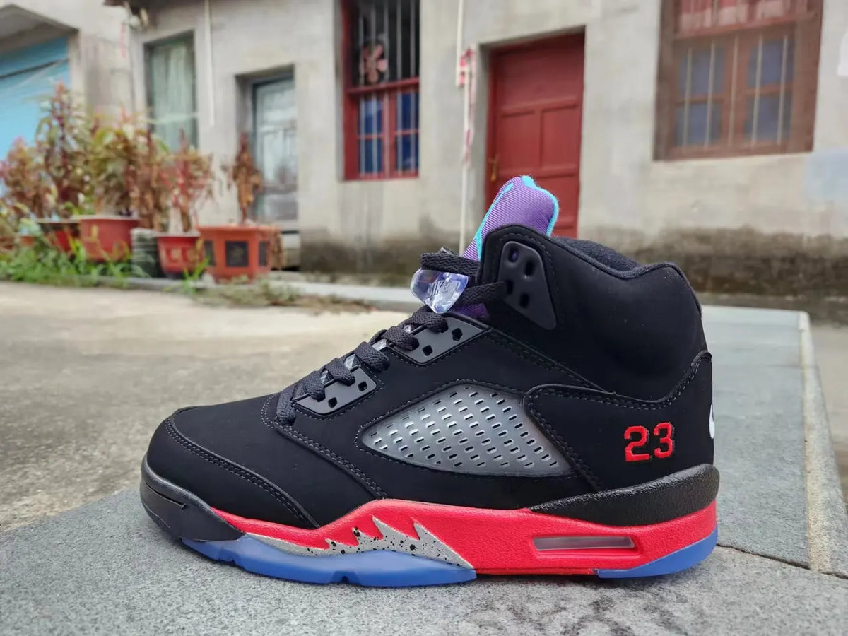 Air Jordan 5 Retro Black/Red - Hình 5