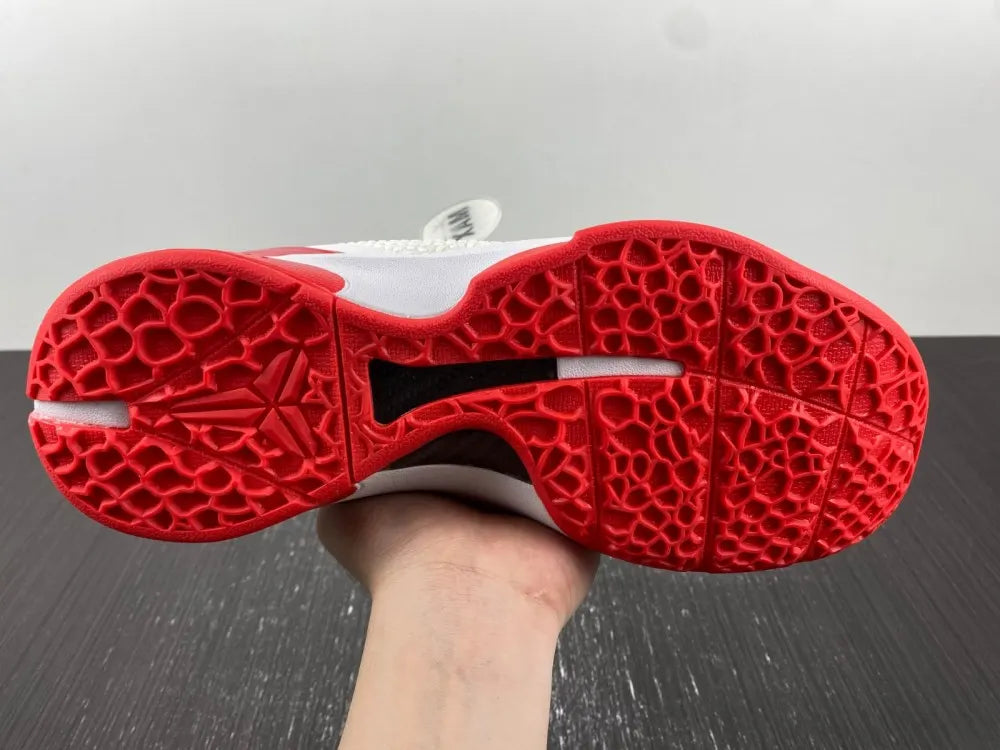 Kobe 6 Protro White Red - Hình 5